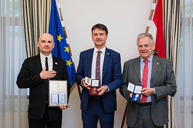 High Ukrainian Order HONOR AND GLORIA awarded to UAA President in May 2025-05-14