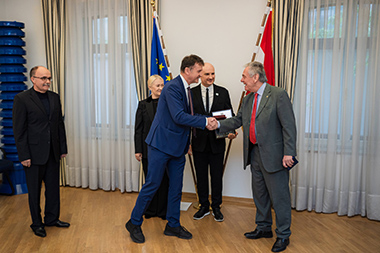 High Ukrainian Order HONOR AND GLORIA awarded to UAA President in May 2025-05-14