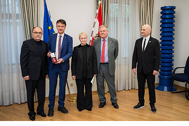 High Ukrainian Order HONOR AND GLORIA awarded to UAA President in May 2025-05-14